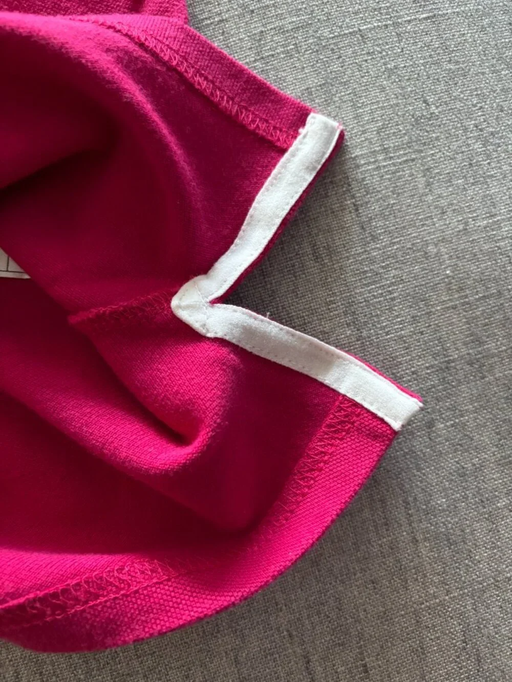 Vintage Nike Athletic Club Sportswear Collection Fuchsia Mesh White Piping Sz XL